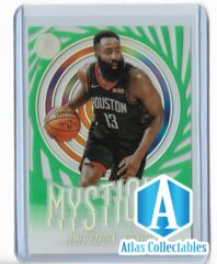 2019-20 Panini Illusions emerald parallel clear cut Mystique James Harden